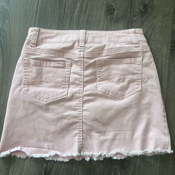 Justice Pink Denim Skirt size 12 - Picture 2 of 4